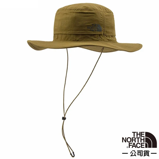 【美國 The North Face】中性款 Horizon 輕質透氣遮陽登山健行圓盤帽_5FX6-37U 棕色 N✿30E010